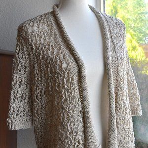 Coldwater Creek Women's Bay Breeze Shrug Sweater Cardigan XS